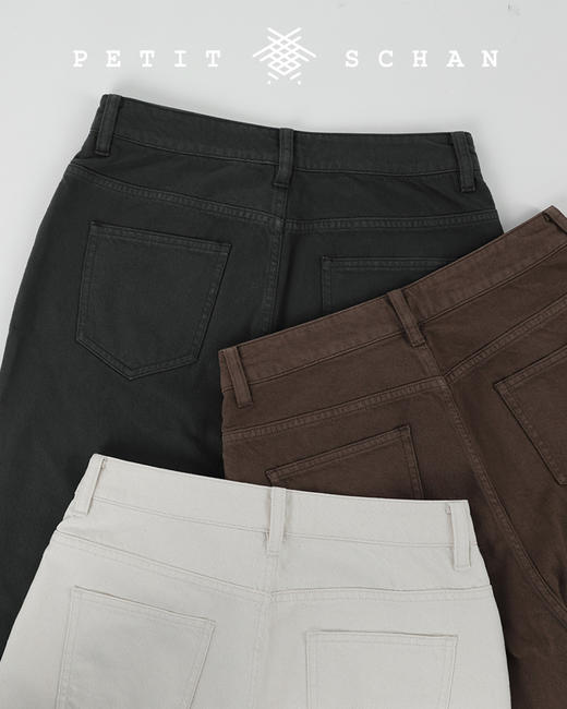 PETIT SCHAN小闪 CLO#132 the road to ordinary 平凡之路 四季款实穿性纯棉斜纹宽松锥形裤 商品图13