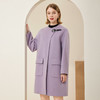 MH9E9斯尔丽瑟俪2022年冬上新商场同款圆领时尚皮搭扣大口袋中长款大衣 商品缩略图1