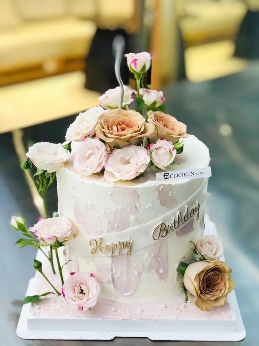 鲜花复古蛋糕 商品图0