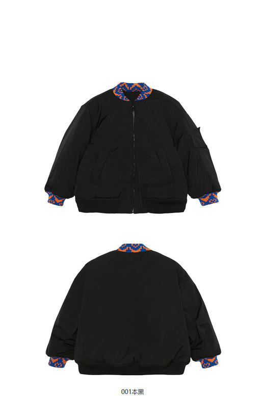 JNBY   22年冬款  飞行员夹克短款羽绒服  1M0C11900 商品图10