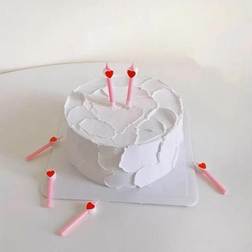 长杆爱心蜡烛（6支装）（仅随蛋糕一起配送） 商品图1