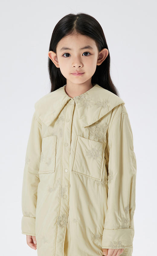 JNBY  22年冬款   宽松翻领短款棉服  1M0B11890 商品图6