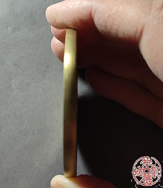 古法文创铸币 咸丰元宝 宝直当百 文房铜镇 QXH30 商品图4