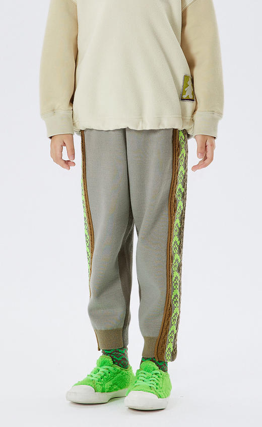 JNBY  22年冬款  拼接束脚长裤 1M0E12290 商品图7