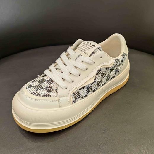 lfgk br509高温烫钻棋盘格超轻板鞋 商品图6