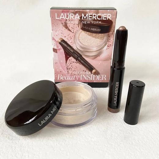 【爆款超低价预售 急单慎拍】Laura Mercier罗拉蜜粉散粉5g+strapless眼影棒卧蚕笔1g 小样套装 商品图0