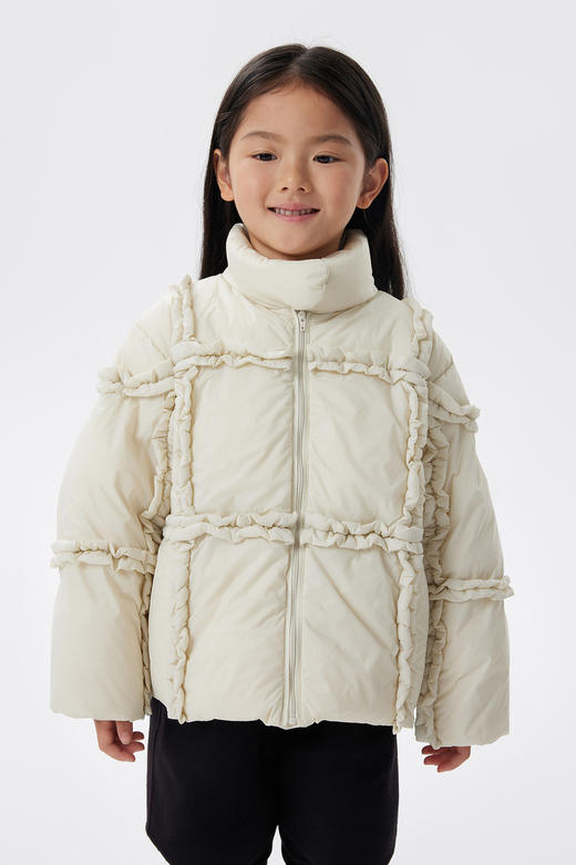 JNBY   22年冬款  立领宽松短款羽绒服   1MAC10500 商品图0