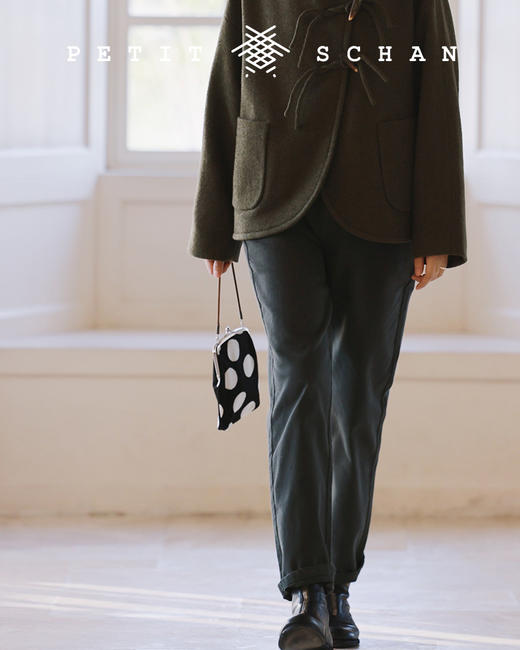 PETIT SCHAN小闪 CLO#132 the road to ordinary 平凡之路 四季款实穿性纯棉斜纹宽松锥形裤 商品图8