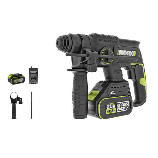 威克士锂电充电电锤WU387电动冲击钻打混凝土大功率电动工具 商品图1