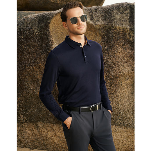 YvesFigarau伊夫·费嘉罗秋冬新款休闲长袖T恤940908 商品图3