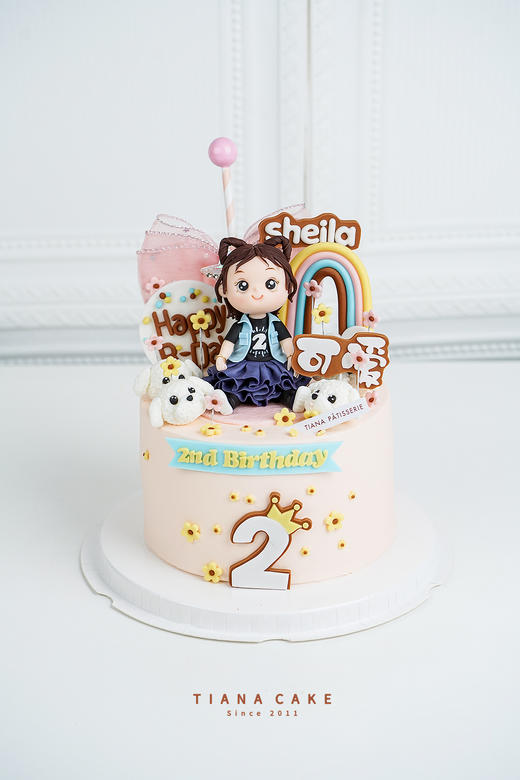 【立体红丝绒造型蛋糕】可爱周岁宝宝定制 商品图0