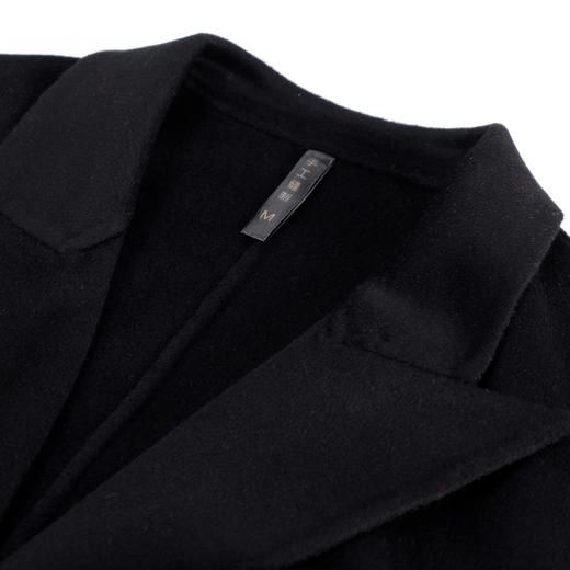 MH9D8斯尔丽瑟俪2022年冬上新商场同款高级立体剪裁H版系腰带长款大衣 商品图3