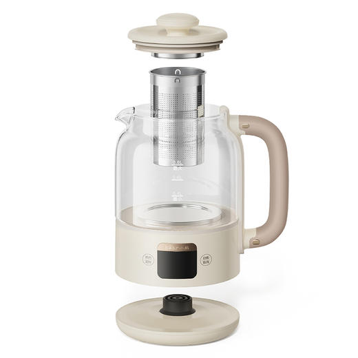 【小程序】小熊养生壶 YSH-C08Z5米白色 五金滤网 商品图2