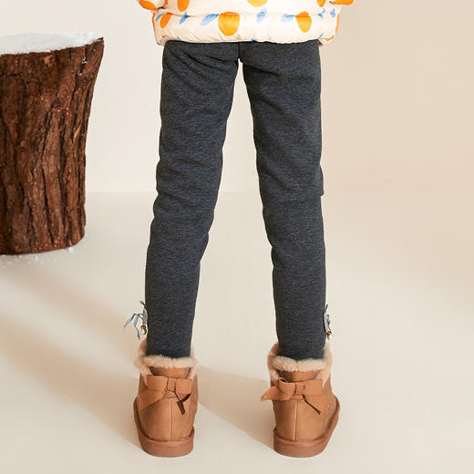 【女童加绒保暖打底裤】22年秋冬新款女童小直筒修身打底裤舒适保暖裤子 商品图4