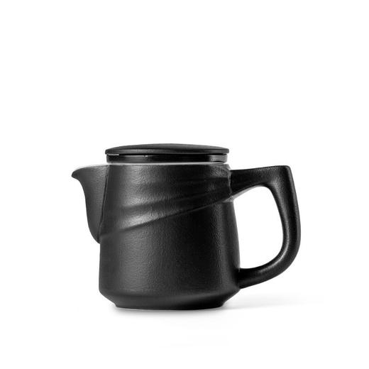 便携式泡茶壶套装旅行茶具快客杯一壶五杯功夫茶具茶壶随身泡茶小 暮雨快客杯（黑） 商品图3