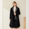 MH9E5斯尔丽瑟俪2022年冬上新商场同款针织连帽休闲减龄宽松中长款大衣 商品缩略图1