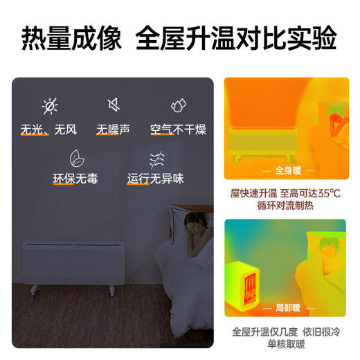 【全屋对流 持久温暖】百斯腾智能变频居浴两用取暖器 商品图3