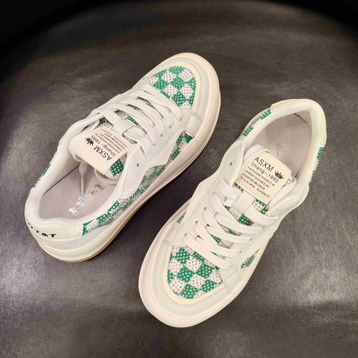 lfgk br509高温烫钻棋盘格超轻板鞋 商品图5