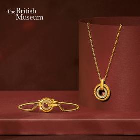 大英博物馆 爱语系列 S925银 金色 项链手链