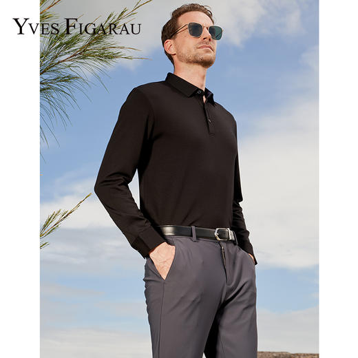 YvesFigarau伊夫·费嘉罗秋冬新款休闲长袖T恤940919 商品图0