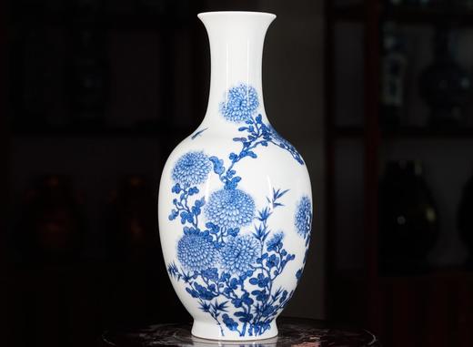 柴窑秋菊佳色赏瓶 商品图0