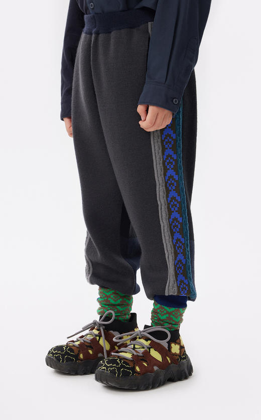 JNBY  22年冬款  拼接束脚长裤 1M0E12290 商品图3