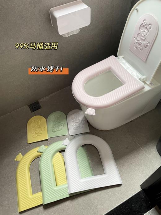【防水速干】卡通防水马桶垫两件套 商品图3