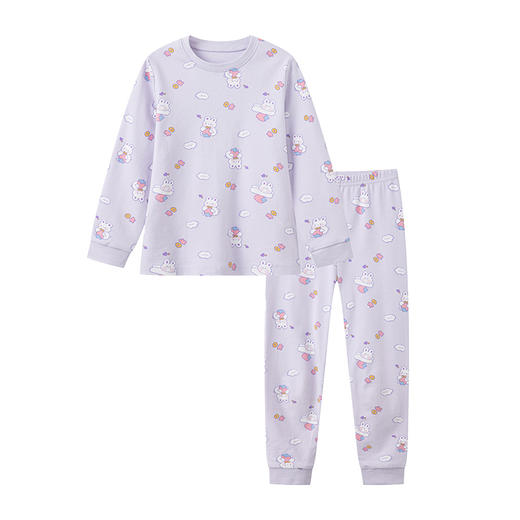 笛莎Deesha 家居套装冬季新款儿童纯棉保暖家居套装 商品图4