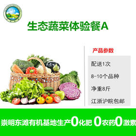 【东滩绿港】崇明有机蔬菜大箱A套餐