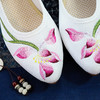 【幽兰】新款民族风亮丝布绣花布鞋 YR 商品缩略图3