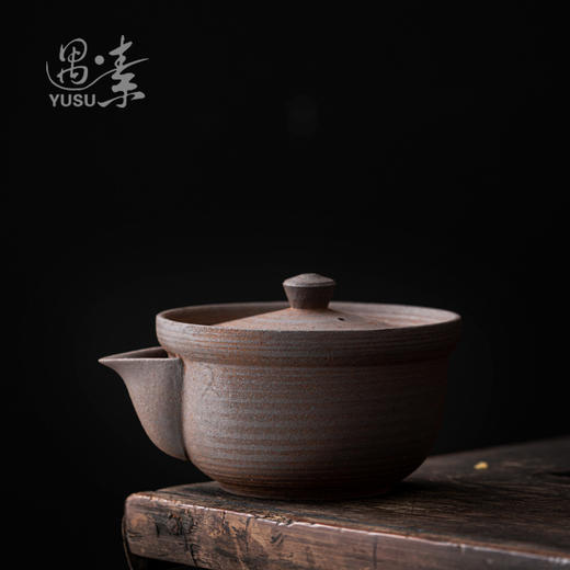 粗陶手抓壶单壶带过滤小陶壶 商品图3