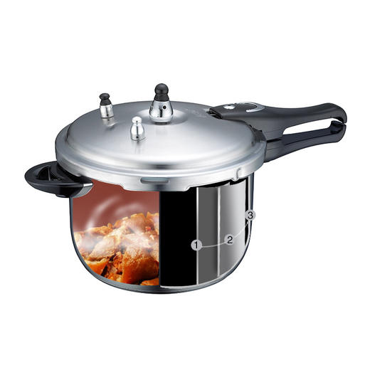 爱仕达YC1822 不锈钢压力锅 蒸锅 电磁炉燃气灶 通用 压力锅 商品图1