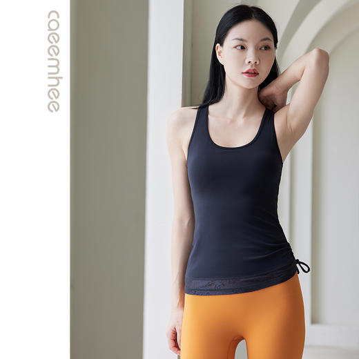 卡益裸感背心KN03323女士瑜伽服健身服 商品图4