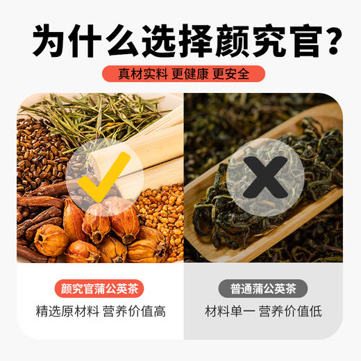 【已下架】0蔗糖添加 不怕胖 放心喝 | 颜究官 蒲公英茶养生茶3袋[福利品] 商品图3
