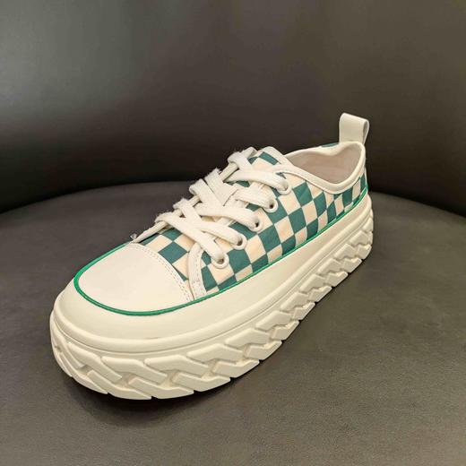 lfgj bp901橡胶底棋盘格子板鞋 商品图0