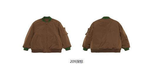 JNBY   22年冬款  飞行员夹克短款羽绒服  1M0C11900 商品图9