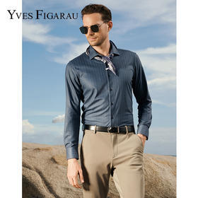YvesFigarau伊夫·费嘉罗秋冬新款休闲长袖衬衫942316