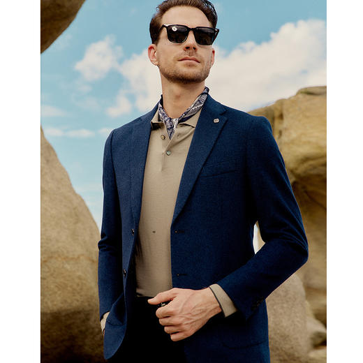 YvesFigarau伊夫·费嘉罗秋冬新款100%绵羊毛便西装940601 商品图1