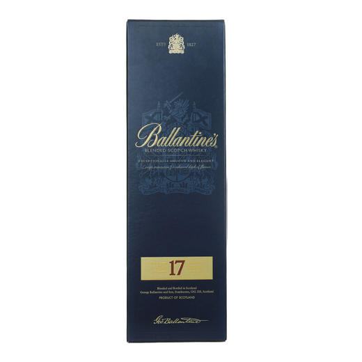 百龄坛（Ballantine’s）17年 苏格兰 调和型 威士忌 洋酒 700ml 商品图2