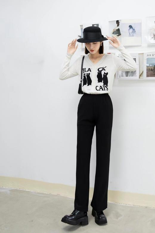 L2237#显瘦时尚微喇裤 商品图0