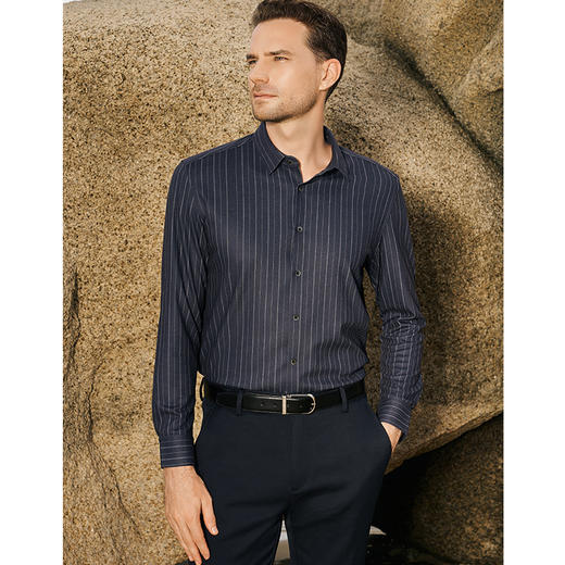 YvesFigarau伊夫·费嘉罗秋冬新款休闲长袖衬衫942328 商品图1