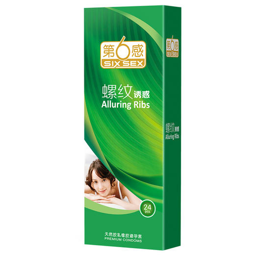 第六感避孕套 安全套 超薄螺纹24只 超薄凸点螺纹狼牙套 男女情趣用品 商品图5