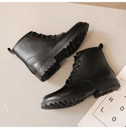 【 心动的感觉~】LISYKER秝丝可情侣款头层牛皮马丁靴-928 商品图4