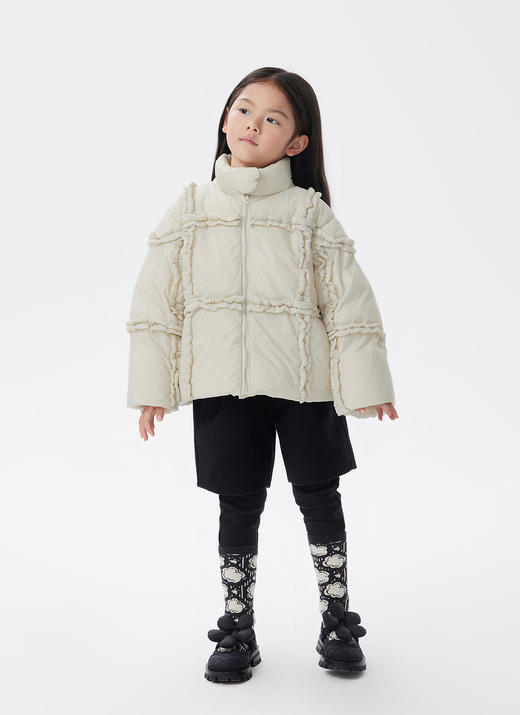 JNBY   22年冬款  立领宽松短款羽绒服   1MAC10500 商品图8