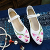 【幽兰】新款民族风亮丝布绣花布鞋 YR 商品缩略图0