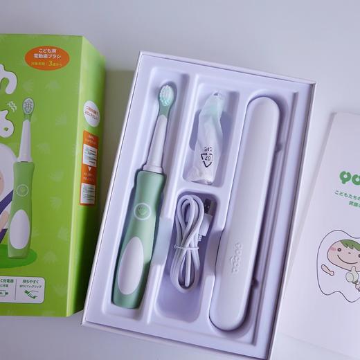 Yucca成长型儿童电动声波震动牙刷&刷头 适用3岁-12岁 商品图1