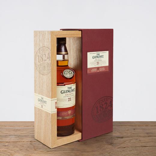 格兰威特（Glenlivet）苏格兰 单一麦芽 威士忌 进口洋酒 21年 陈酿 700ml 商品图3