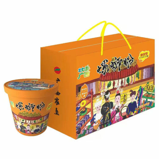 【广西外运】桶装螺蛳粉  办公居家宿舍速食 6桶/箱 商品图0