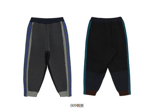 JNBY  22年冬款  拼接束脚长裤 1M0E12290 商品图10