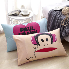 大嘴猴 枕套全棉可爱单人纯棉枕头套 一对（不含枕芯哦）  48*74cm